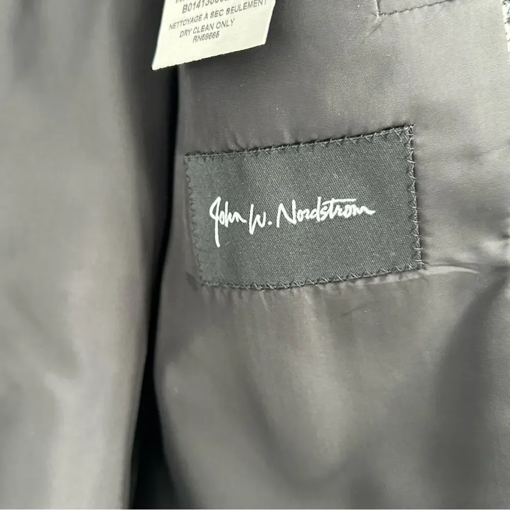 Loro Piana‎ 100% Cashmere John W. Nordstrom Two ButtonBlazer Size 41L